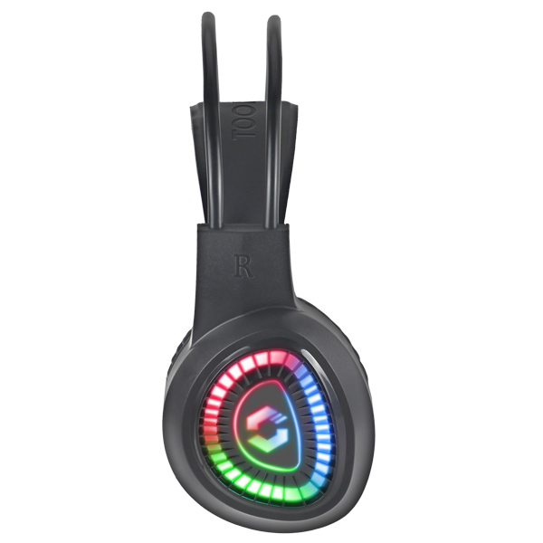 Speedlink Voltor LED Sztereó Játékos Fejhallgató, fekete