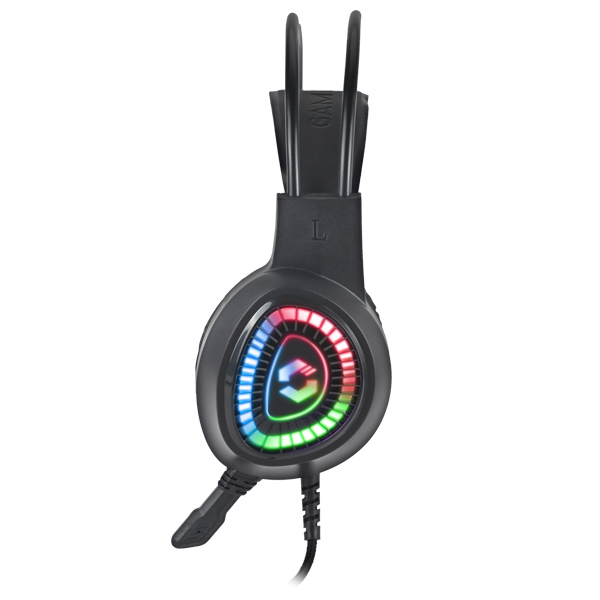Speedlink Voltor LED Sztereó Játékos Fejhallgató, fekete