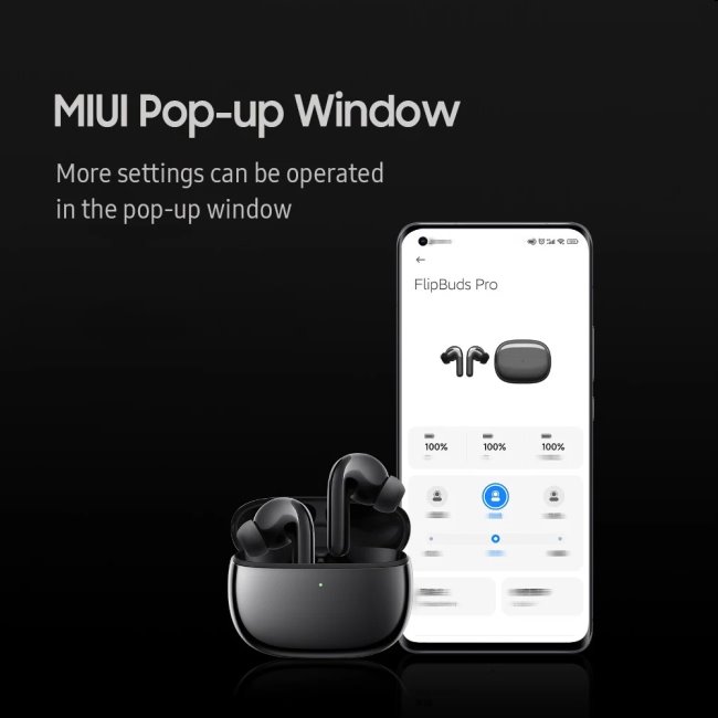 Xiaomi FlipBuds Pro, Fekete
