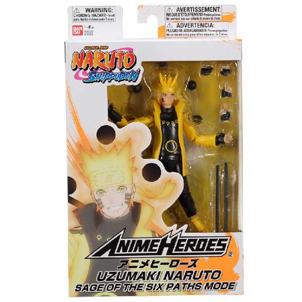 Anime Heroes: Naruto Uzumaki Naruto Sage of Six Paths Mode Figura
