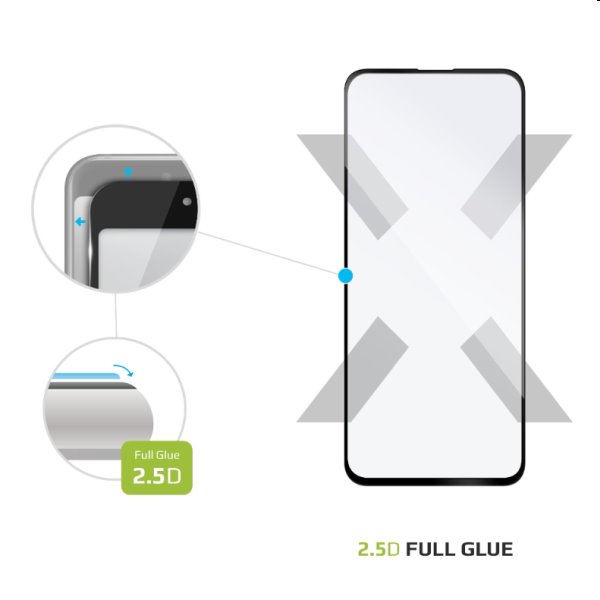 FIXED Edzett védőüveg Full-Cover for Samsung Galaxy A51, fekete