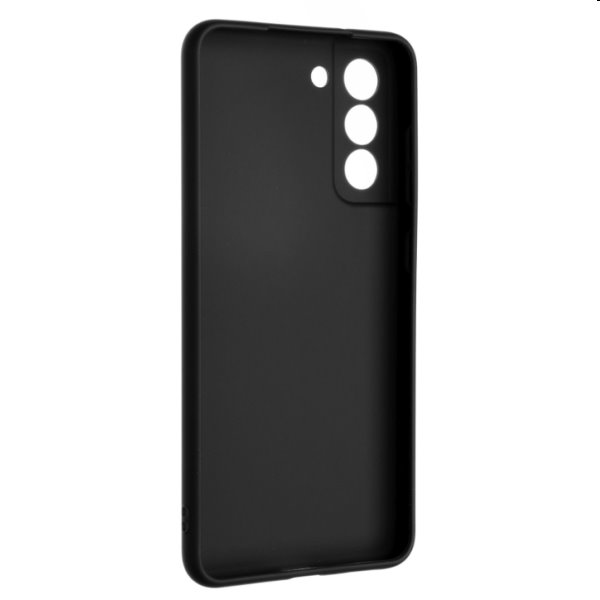 FIXED Story gumírozott Hátlapi tok for Samsung Galaxy S21 FE 5G, fekete