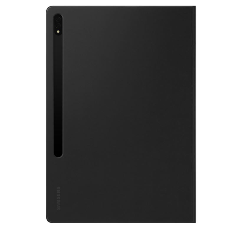 Note View Cover tok Samsung Galaxy Tab S8 Plus számára, Fekete