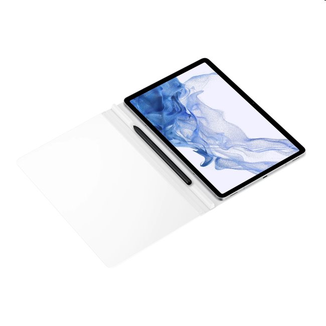 Note View Cover tok Samsung Galaxy Tab S8 Plus számára, fehér