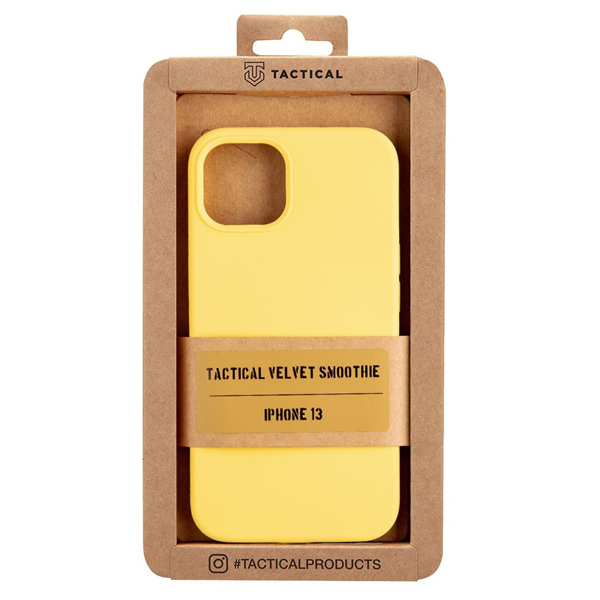 Tok Tactical Velvet Smoothie for Apple iPhone 13, sárga