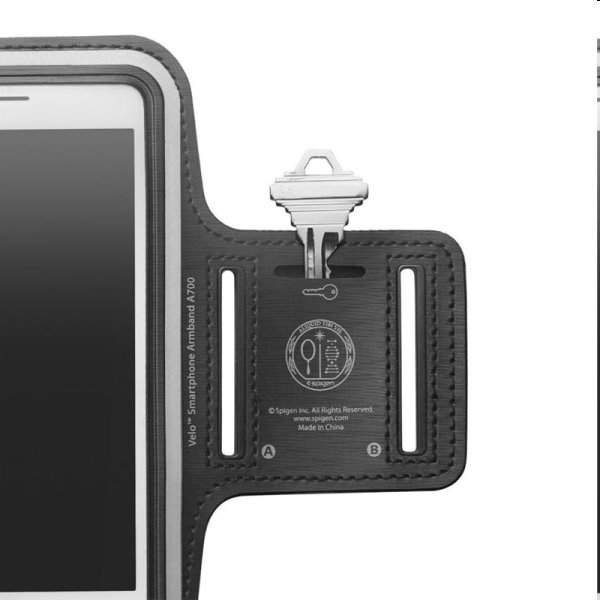 Spigen Velo A700 univerzális sportos tok okostelefonhoz Armband 6", fekete
