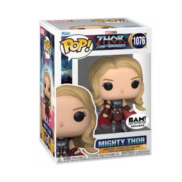 POP! Thor Love and Thunder: Mighty Thor without Helmet (Marvel) Special Kiadás (Metallic)