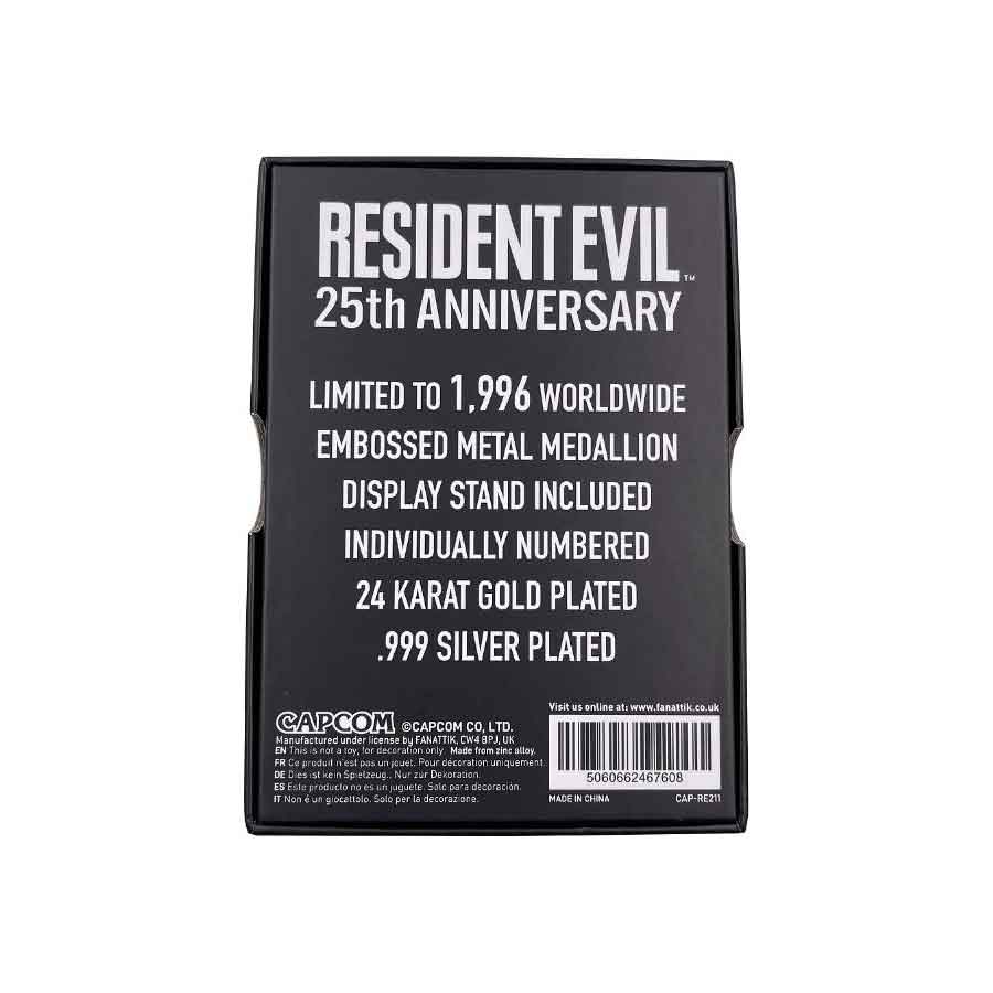 Jelvényreplika Gold & Silver Plated S.T.A.R.S (Resident Evil)