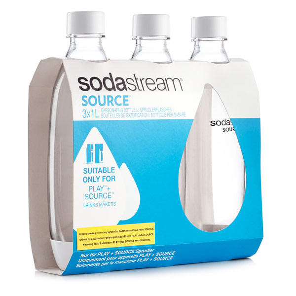 SodaStream Palack fuse TriPack 1l, 3 ks, fehér