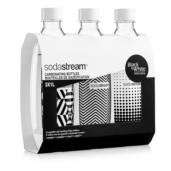 SodaStream Palack fuse TriPack 1l / B&W