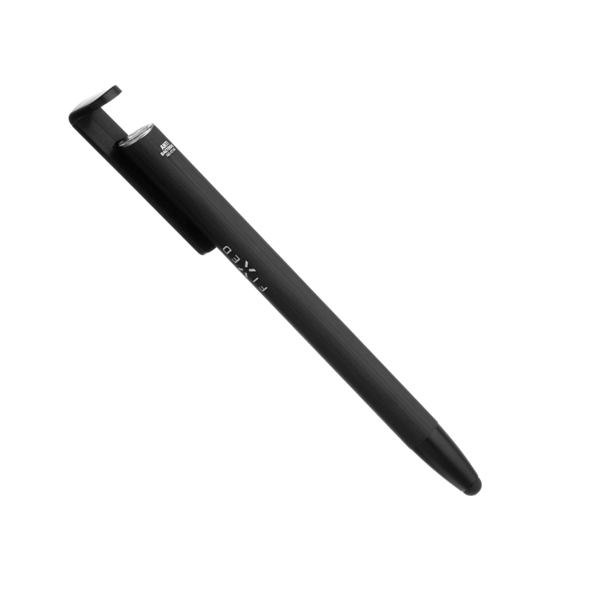 FIXED érintőtoll 3 in 1 stylus-szal és állvánnyal, fekete