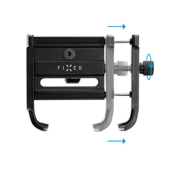 FIXED biciklis mobiltartó FIXED Bikee ALU 2 forgó fejjel, fekete
