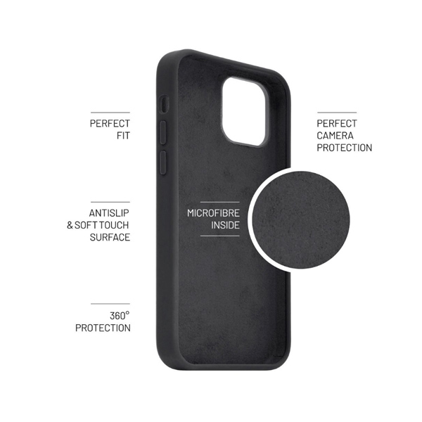 FIXED Flow Hátlapi tok for Apple iPhone 11, fekete FIXED Flow Hátlapi tok for Apple iPhone 11, fekete