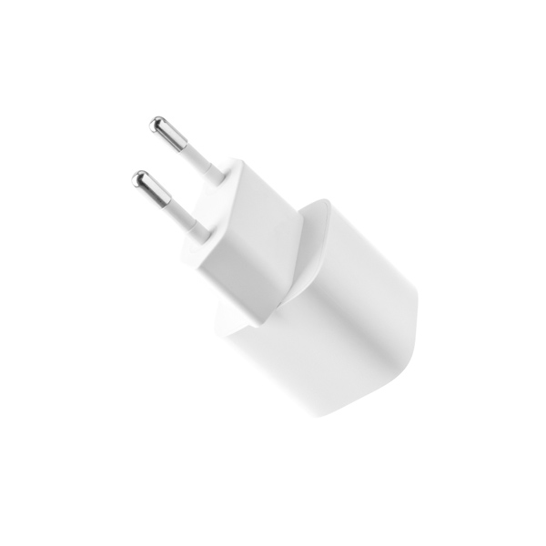 FIXED Mini töltő töltő USB-C kimenet és PD támogatás, 20W, fehér