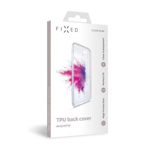 FIXED TPU Géltok for Xiaomi Redmi 9A, átlátszó