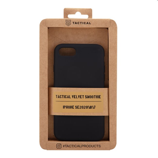 Tok Tactical Velvet Smoothie for Apple iPhone 7/8/SE2020/SE2022, fekete Tok Tactical Velvet Smoothie for Apple iPhone 7/8/SE2020/SE2022, fekete