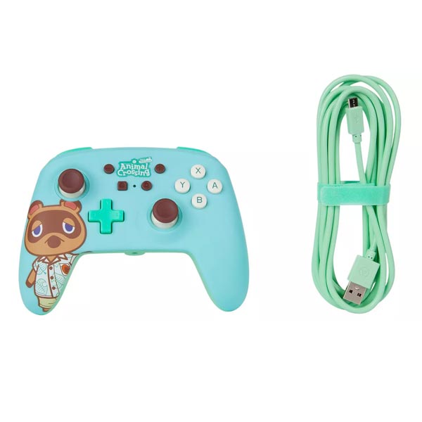 Vezetékes vezérlő PowerA Enhanced Nintendo Switch számára, Tom Nook Vezetékes vezérlő PowerA Enhanced Nintendo Switch számára, Tom Nook