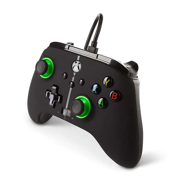 Vezetékes vezérlő PowerA Enhanced Xbox Series számára, Hint of Colour Green
