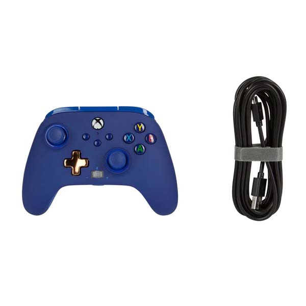 Vezetékes vezérlő PowerA Enhanced Xbox Series számára, Midnight Blue