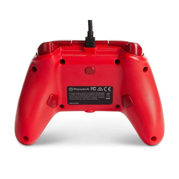 Vezetékes vezérlő PowerA Enhanced for Xbox Series, Red Inline
