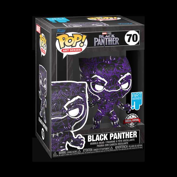 POP! Art: Fekete Panther Legacy (Marvel) Special Kiadás figura