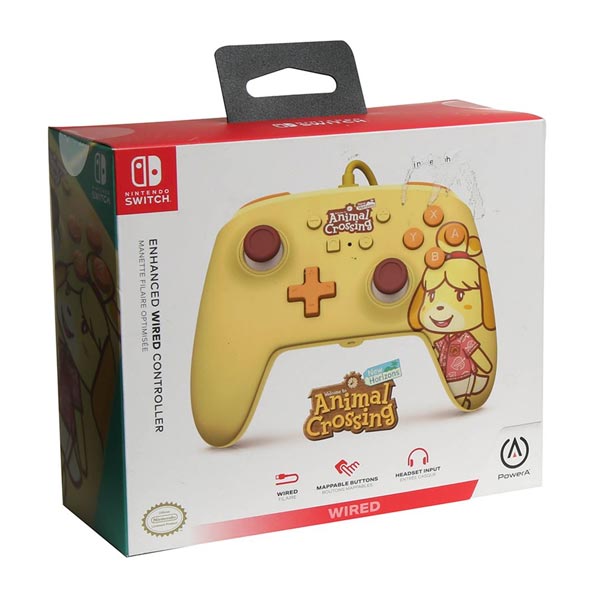 PowerA Enhanced Vezetékes Vezérlő Nintendo Switch számára, Isabelle