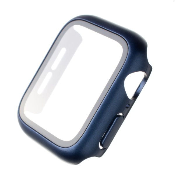 FIXED Pure+ védőtok temperált üveggel for Apple Watch 45 mm, kék