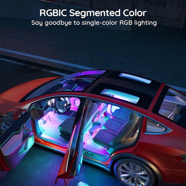 Govee Smart LED szalag do auta - RGBIC
