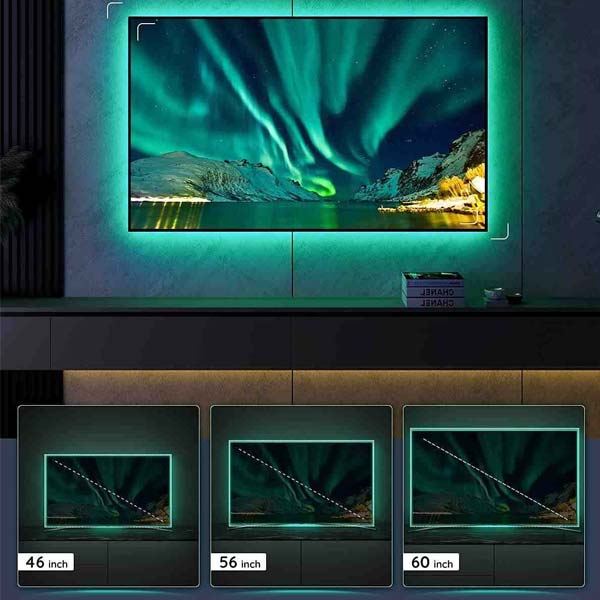 Govee TV 46-60" OKOS LED háttérvilágítás RGB