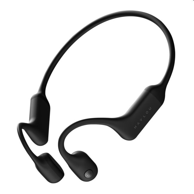 Haylou PurFree BC01, bone conduction fülhallgató, Fekete
