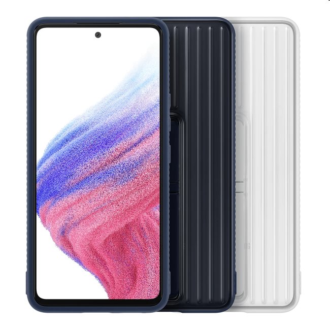 Tok Protective állványing Cover for Samsung Galaxy A53 5G, fehér