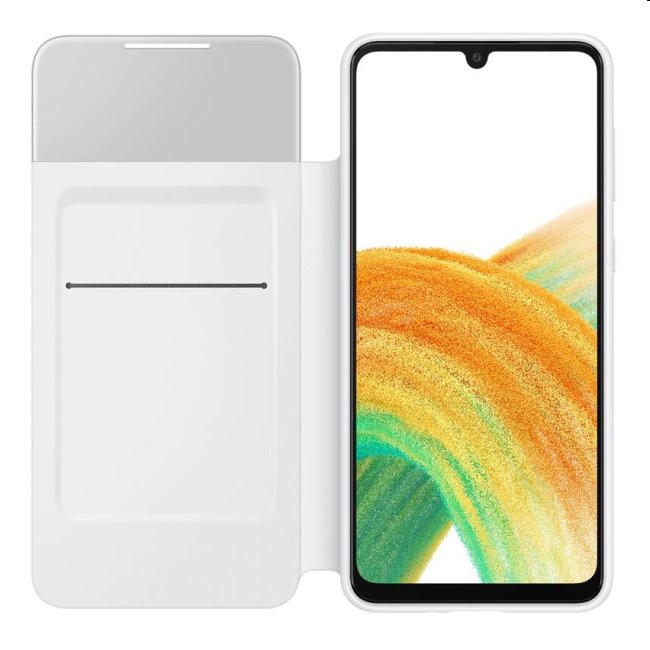 S View Cover tok Samsung Galaxy A33 5G számára, fehér