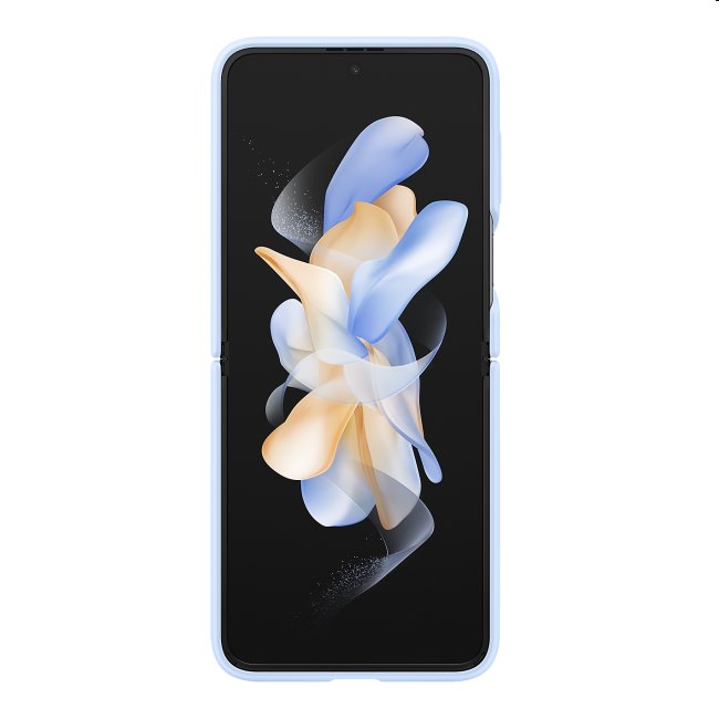 Tok Silicone Cover ujjtartóval for Samsung Galaxy Z Flip4, arctic blue