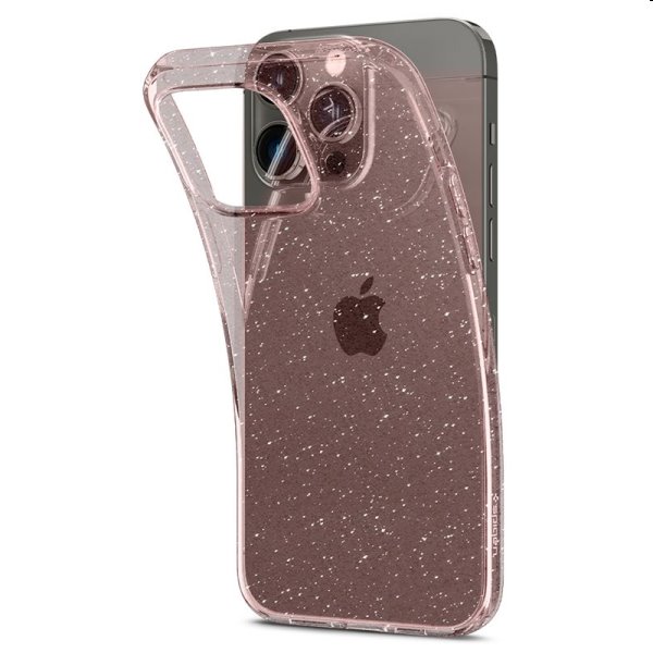 Tok Spigen Liquid Crystal Glitter for Apple iPhone 14 Pro Max, rózsaszín
