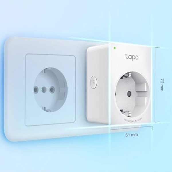 TP-Link Tapo P100 (2-pack), Mini Smart Wi-Fi csatlakozóaljzat