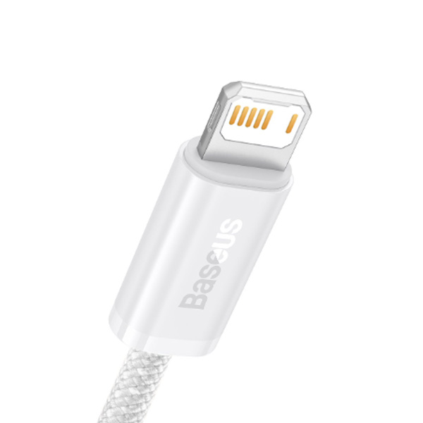 Baseus töltő adatkábel USB/Lightning 2m, fehér Baseus töltő adatkábel USB/Lightning 2m, fehér
