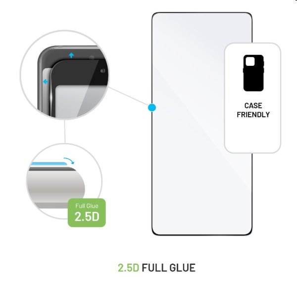 FIXED Full-Cover Edzett védőüveg for Xiaomi POCO F4 GT, fekete