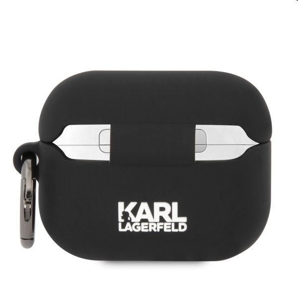 Karl Lagerfeld and Choupette szilikontok Apple Airpods Pro számára, fekete