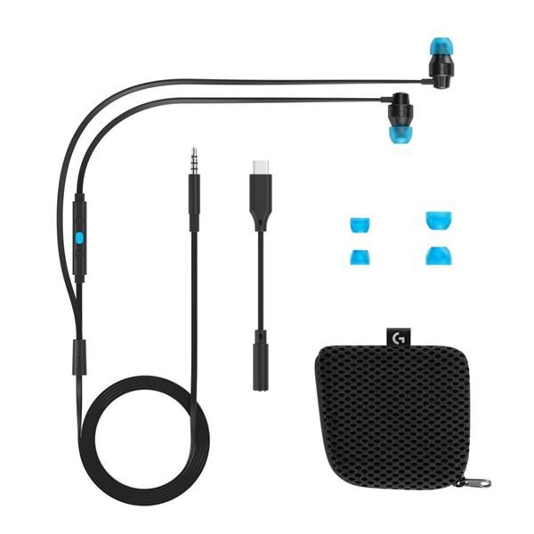 Logitech G333 - gamer fejhallgató max. 3,5mm + USB-C, fekete Logitech G333 - gamer fejhallgató max. 3,5mm + USB-C, fekete