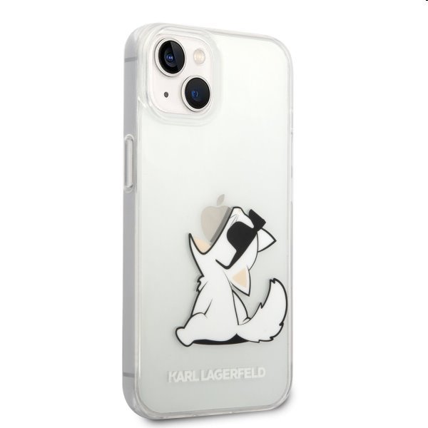 Tok Karl Lagerfeld PC/TPU Choupette Eat for Apple iPhone 14, transparent