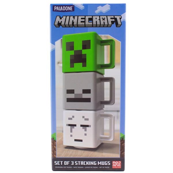 Csésze 3 Pack Minecraft Stacking Csésze 3 Pack Minecraft Stacking