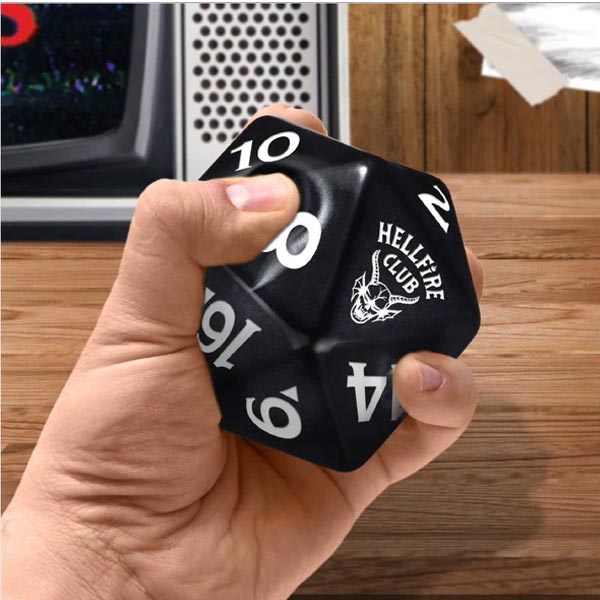 Stranger Things Hellfire Club Dice Stress Ball