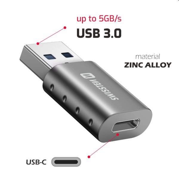 Swissten OTG adapter USB-A/USB-C Swissten OTG adapter USB-A/USB-C