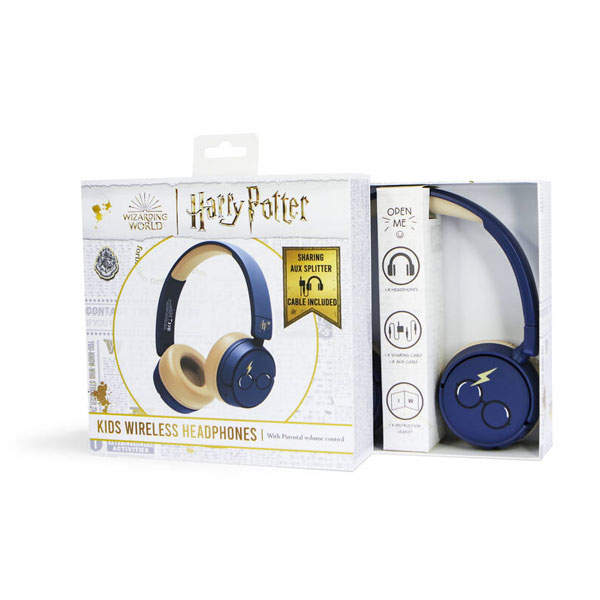 Vezeték nélküli gyerekfülhallgató OTL Technologies Harry Potter, kék