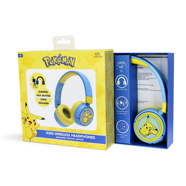 Vezeték nélküli gyerekfülhallgató OTL Technologies Pikachu