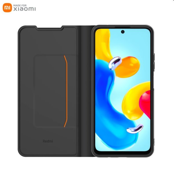 Made for Xiaomi Book Tok for Xiaomi Redmi Note 11/11s, fekete