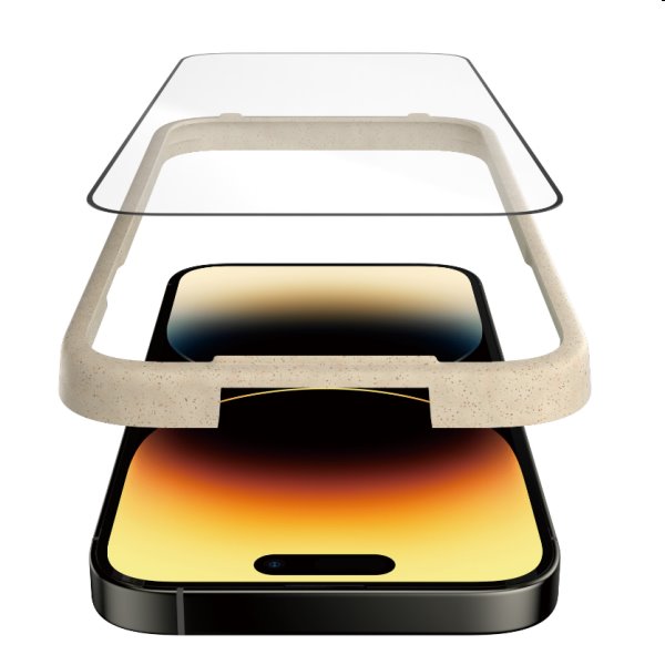 Védőüveg PanzerGlass UWF Anti-Reflective AB for Apple iPhone 14 Pro, fekete