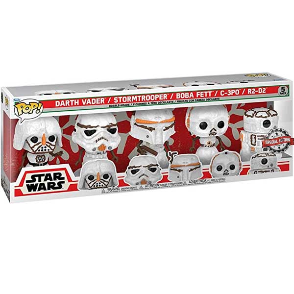 POP! 5 pack Holiday Snowman (Star Wars) Special Kiadás
