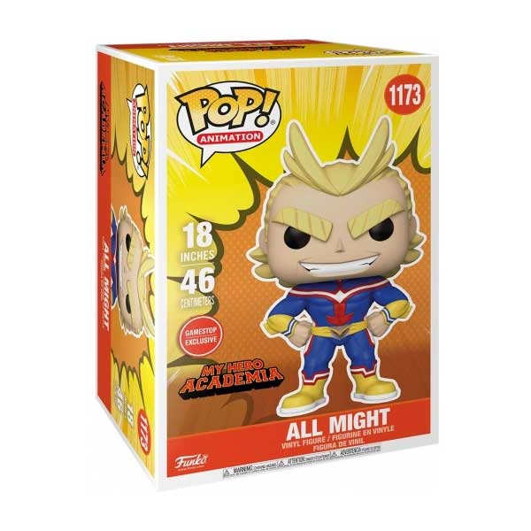 POP! Animation: All Might (My Hero Academia) Special Kiadás 45 cm POP! Animation: All Might (My Hero Academia) Special Kiadás 45 cm