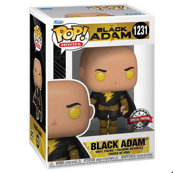 POP! Movies: Black Adam (DC) Special Kiadás (Glows in The Dark)